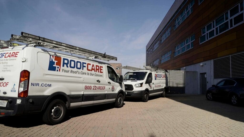 NIR Roof Care Service Vehicles Transportation for Roof Care Specialist to provide preventative maintenance for commercial and industrial roofs